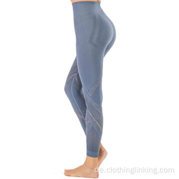 JACQUARD YOGA PANTS NAHTLOSE LEGGINGS SPORTFRAUEN